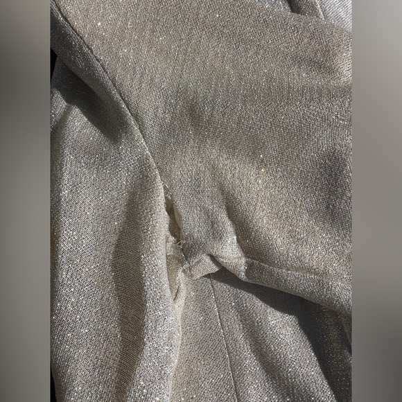 60s Metallic Threaded Faux Button Mini Dress - Picture 11 of 17